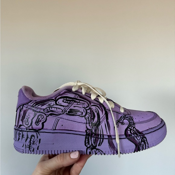 Hand painted Nike AF1 - Picture 6 of 6